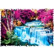 Puzzler DŘEVĚNÉ BAREVNÉ PUZZLE - Barevný vodopád