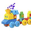 Mattel Mega Bloks Hudební Vláček s písmenky