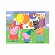 Dino Peppa Pig Dřevěné licenční kostky