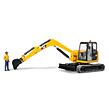 Bruder Minibagr CAT s figurkou