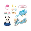 Sylvanian Families Panda a cyklo-bruslařský set