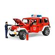 Bruder JEEP Rubicon - požární + figurka