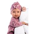 Llorens NEW BORN realistická panenka miminko se zvuky a měkkým látkovým tělem 42 cm