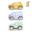 ABC Cozy Friends auto 11 cm, 3 druhy
