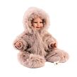 Llorens 74506 NEW BORN realistická panenka miminko se zvuky a měkkým látkovým tělem 45 cm