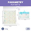 Asalvo Hrací podložka PLAY MAT XL 120*180cm Animals-city