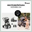 Hauck Kombinovaný kočárek Move N Care Set 2v1 Dark Grey
