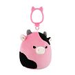SQUISHMALLOWS Klíčenka Černo růžová kráva - Pollyanna