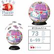 Ravensburger Hello Kitty 3D Puzzle-Ball 73 dílků