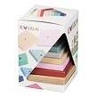 Cubika Pastel Barevná pyramida - dřevěná skládačka 9 dílů