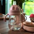 Kidnort Hrneček s brčkem Bringebaer 240ml béžový