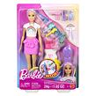 Mattel Barbie Panenka duhové vlasy s třpytivým stylingem