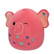 SQUISHMALLOWS Růžový slon - Kyla, 13 cm