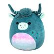 SQUISHMALLOWS Zelená horská kráva - Clark, 13 cm