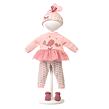 Llorens M740-14 Obleček pro panenku miminko NEW BORN velikosti 40-42 cm s nosítkem do ruky