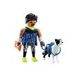 Playmobil Běžec s border kolií