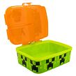 STOR Minecraft XL svačinový box s přihrádkami