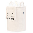 Sipo Koš na hračky Premium Bouclé se šňůrkou / 43 l, Rabbit (Cream)
