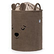 Sipo Koš na hračky Premium Bouclé se šňůrkou / 43 l, Bear (Brown)