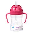 b.box Hrneček s brčkem 240 ml - malina