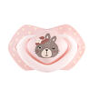 CANPOL BABIES B - Set symetrických silikonových dudlíků 6-18m BONJOUR PARIS růžový