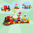 LEGO® DUPLO │ Disney 10941 Narozeninový vláček Mickeyho a Minnie