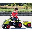 Smoby Šlapací traktor CLAAS zelený s vozíkem