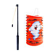 Rappa Lampion Halloween 15 cm se svítící hůlkou 39 cm