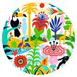 DJECO Puzzle gallery Jungle 100 dílků