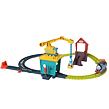 Fisher Price Vláčkový set s jeřábem a motorovou mašinkou