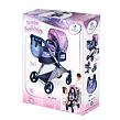 DeCuevas 81776 Skládací kočárek pro panenky 3 v 1 s taškou Magic Bubble 2024 - 73 cm