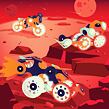 CLIXO Mars Rovers - magnetická stavebnice 30 kusů