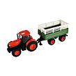 Teddies Traktor Zetor RC s vlekem plast 42cm