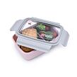 Bento Box krabička na svačinu 880 ml - růžová