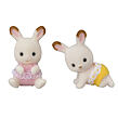 Sylvanian Families Dvojčata Chocolate králíků s kočárkem