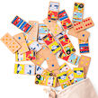 New Classic Toys Dřevěné domino - dopravní prostředky