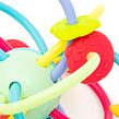 Baby Mix Silikonovo-plastové kousátko s chrastítkem