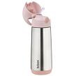 b.box Termoska na pití s brčkem 500 ml - blush crush