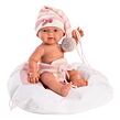 Llorens M26-314 Obleček pro panenku miminko NEW BORN velikosti 26 cm s doplňky