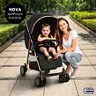 Asalvo NOVA sportovní kočárek 0m-15kg, černý