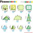 Picasso Stavebnice Safari Set s 8 zvířaty