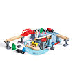 Hape Vláčkodráha set v boxu - Přístaviště
