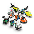 LEGO® City 60505 Remix: Letadlo, servisní vůz a vznášedlo