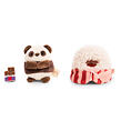 NICI Plyš MyMochi Panda Kono 8 cm v kostýmu popcorn s čokoládou