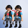 Playmobil Pronásledování na motorce