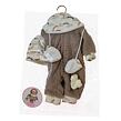Llorens M844-011 Obleček pro panenku miminko NEW BORN velikosti 43-45 cm