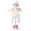 Llorens M740-06 Obleček pro panenku miminko NEW BORN velikosti 40-42 cm s nosítkem přes rameno