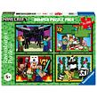 Ravensburger Minecraft Puzzle 4x100 dílků