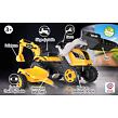 Smoby Šlapací traktor Builder Max s bagrem a vozíkem