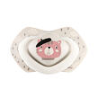 CANPOL BABIES B - Set symetrických silikonových dudlíků 6-18m BONJOUR PARIS růžový